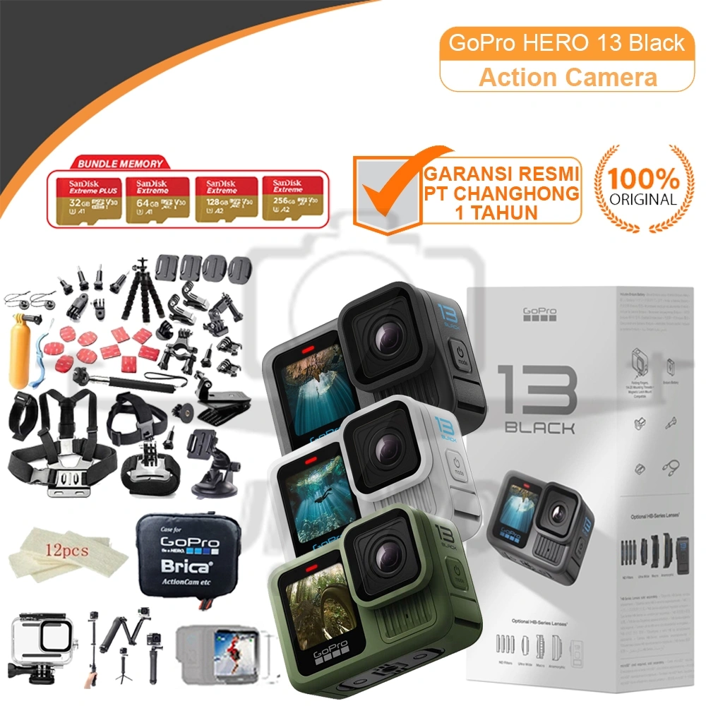 GoPro Hero 13 / Hero13 Black Edition 27MP HyperSmooth 5.3K 60fps