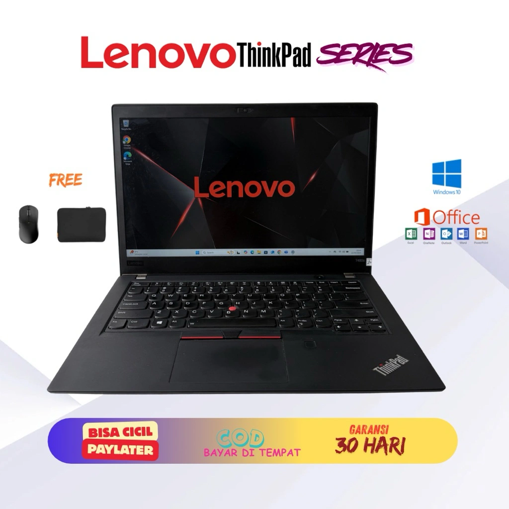 Lenovo Thinkpad Series Core i5 / i7 / i3 T460 T480 X280 - X390 Laptop Pelajar