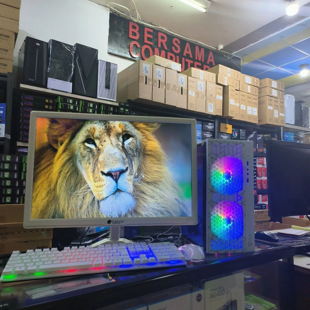 PC Gaming Core i5 ram 16 gb  Ssd 128gb monitor keyboard mouse  full set