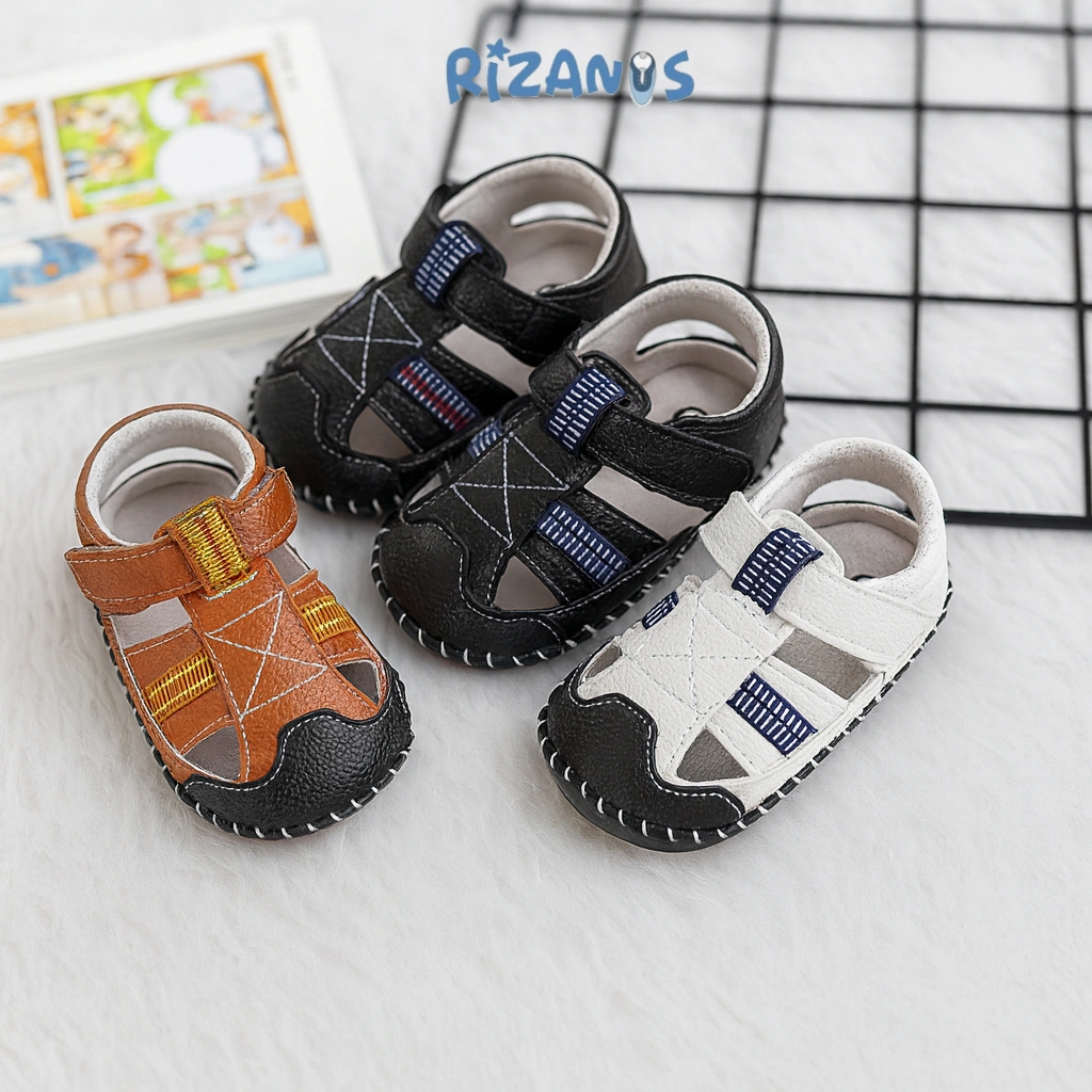 Sepatu Sandal Bayi Laki Laki 0 - 12 Bulan Terbaru / Sepatu Bayi Cowok WEBING 1 3 6 9 12 Bulan Murah - SHF
