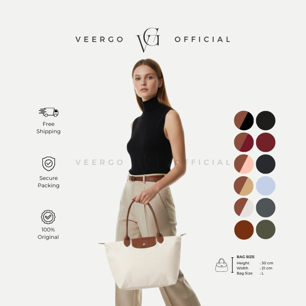 Tas Wanita Kuda Club Classic Tote Bag Long Handle