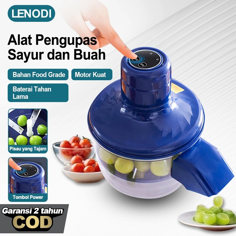 Lenodi/Alat pengupas buah dan sayur/Alat pengupas buah dan sayur elektrik/Perkakas isi ulang/elektrik/Peralatan dapur
