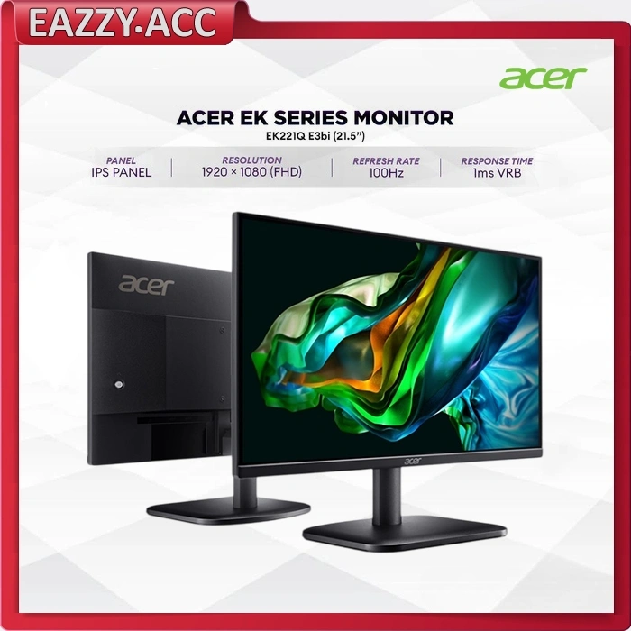 Monitor Acer LED EK221Q | Full HD | VA | 100Hz | 21.5" Inch