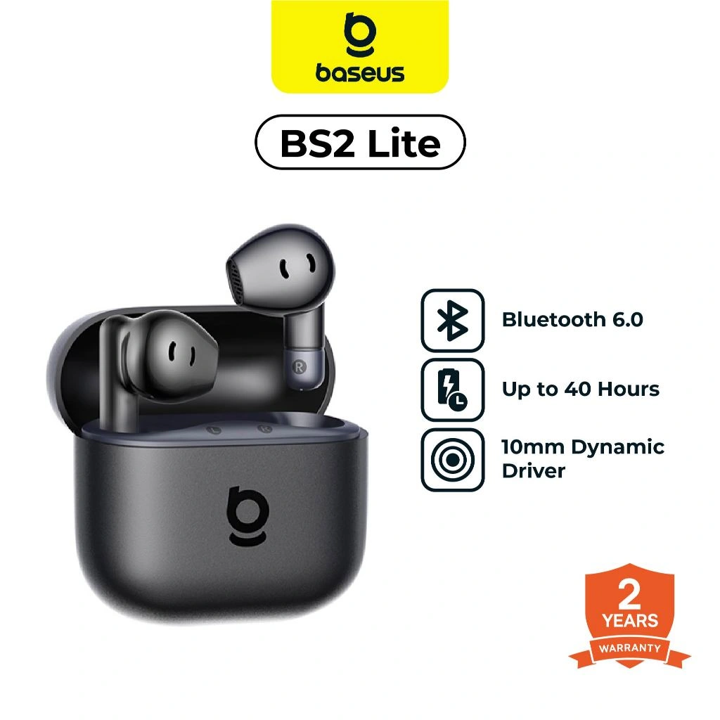 [NEW PRODUCT] Baseus TWS Bass BS2 Lite True Wireless Bluetooth Earphones SuperBass Enhanced Sound