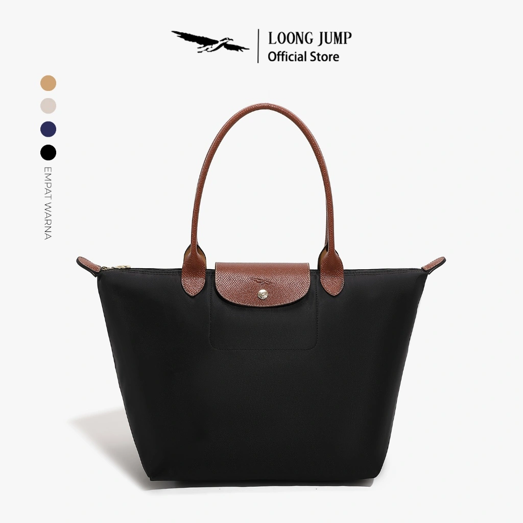 LOONG JUMP Tote Bag Wanita Kapasitas Besar Foldable Tas travel berkapasitas besar tahan air