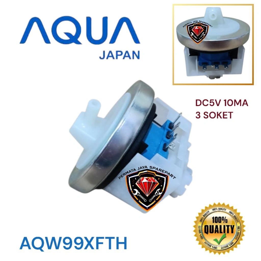 WATER LEVEL SENSOR AIR MESIN CUCI AQUA SERI ASW-99XFT AQW-99FTH TOP LOADING QUALITY