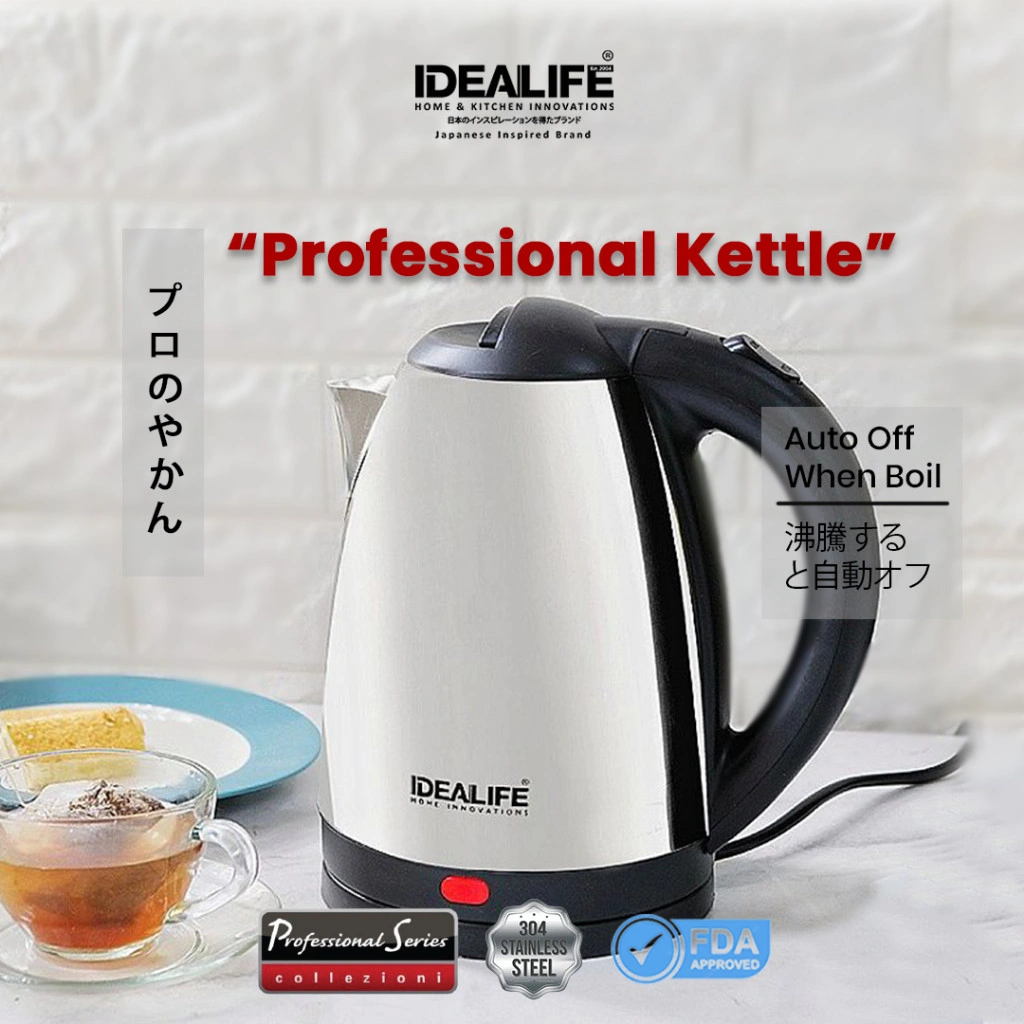 IDEALIFE - Electric Kettle - Teko Listrik 1.8Litre IL-110