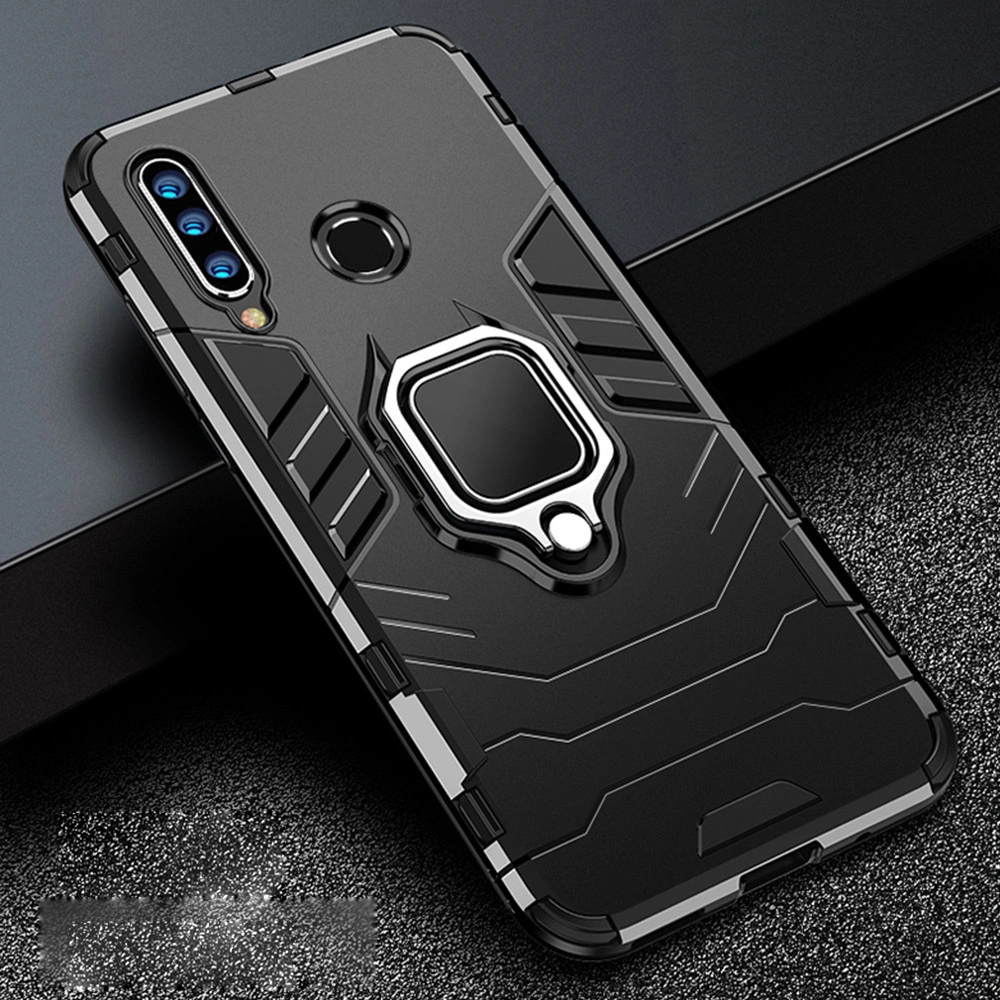 CASE HUAWEI Y9 2019 / Y9 PRIME P SMART Z / Y9S HONOR 9X HARDCASE ARMOR SLIM FIT IRING CASE TRANSFORMER STANDING PHONE