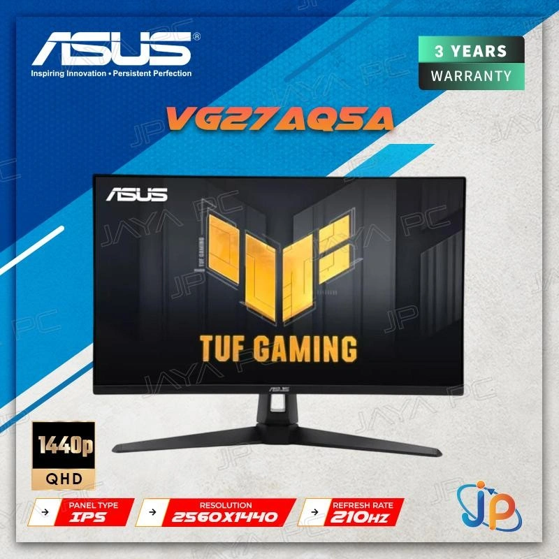 Monitor ASUS LED IPS TUF Gaming VG27AQ5A - 2K QHD 27" Inch