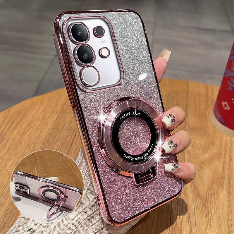 HP Soft Case VIVO Y29 4G Casing Silikon Untuk VIVOY29 4G Casing berkilau Berlapis Handphone Phone Cover Mengurung Kesing cewek