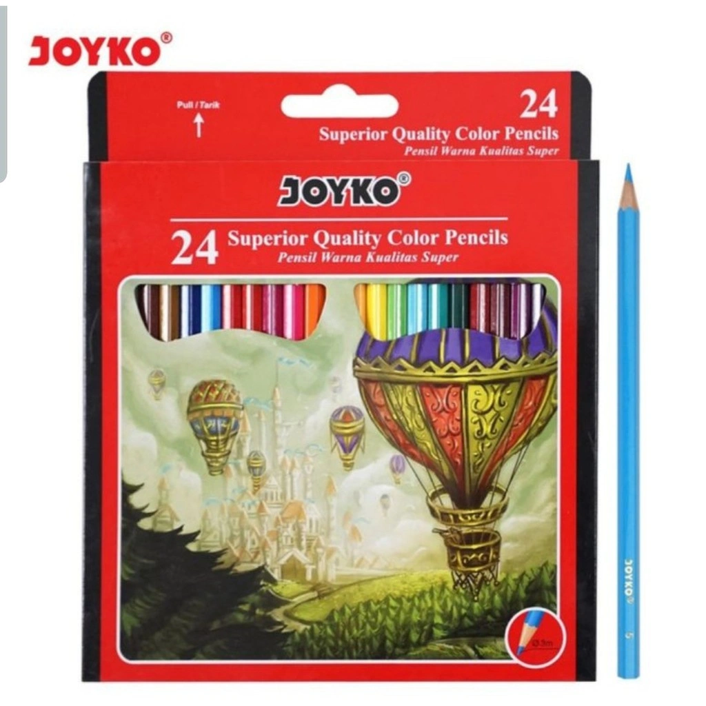[D] Pensil Warna Joyko 24 Panjang
