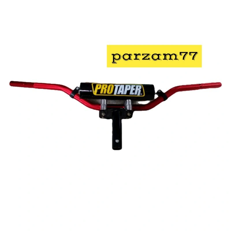 paketan stang trail bahan Aloy plus proteper / adavtor stang motor bebek dan matik all motor