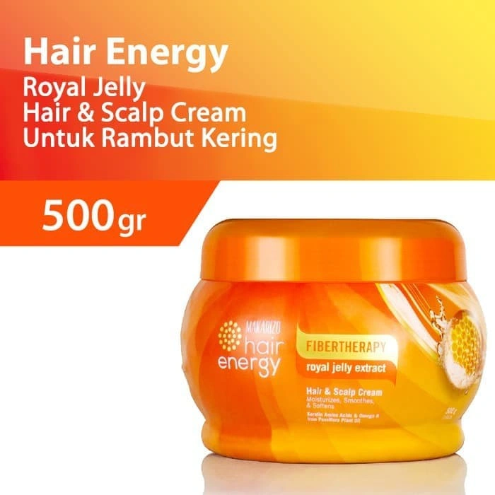Makarizo hair energy hair & scalp creambath Royal jelly 500 gr
