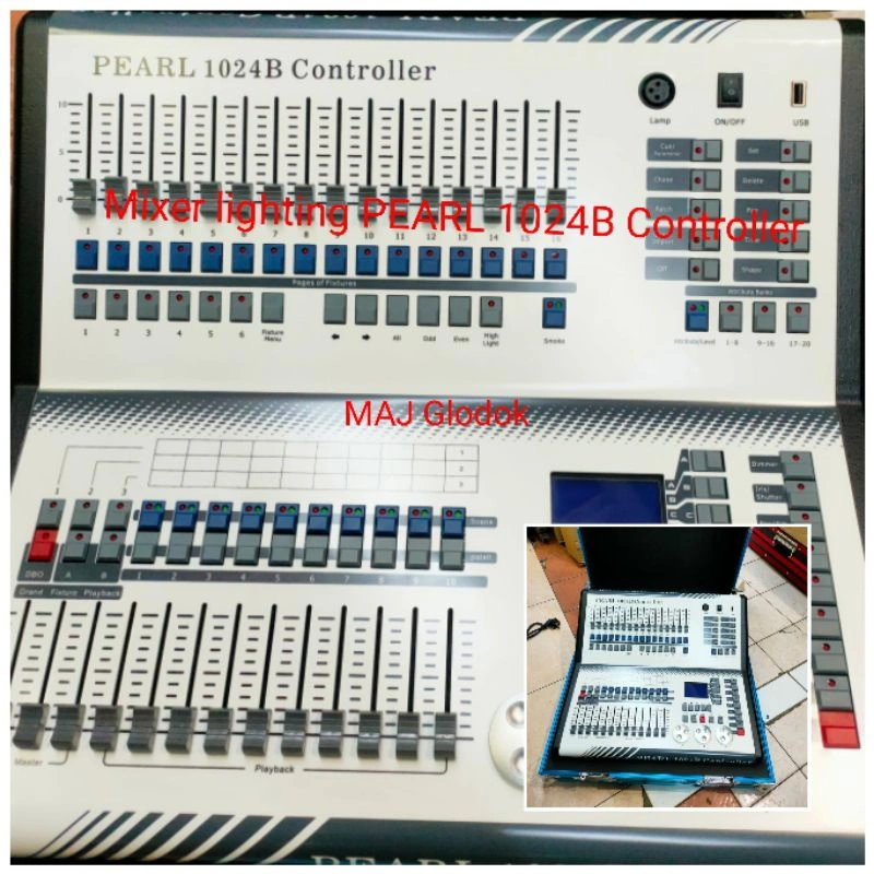 Mixer lampu atau lighting PEARL 1024B