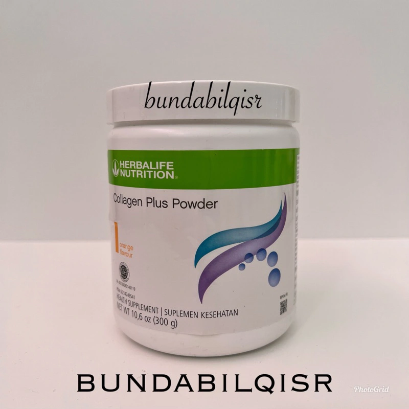 collagen plus powder - herballl life - barcode utuh