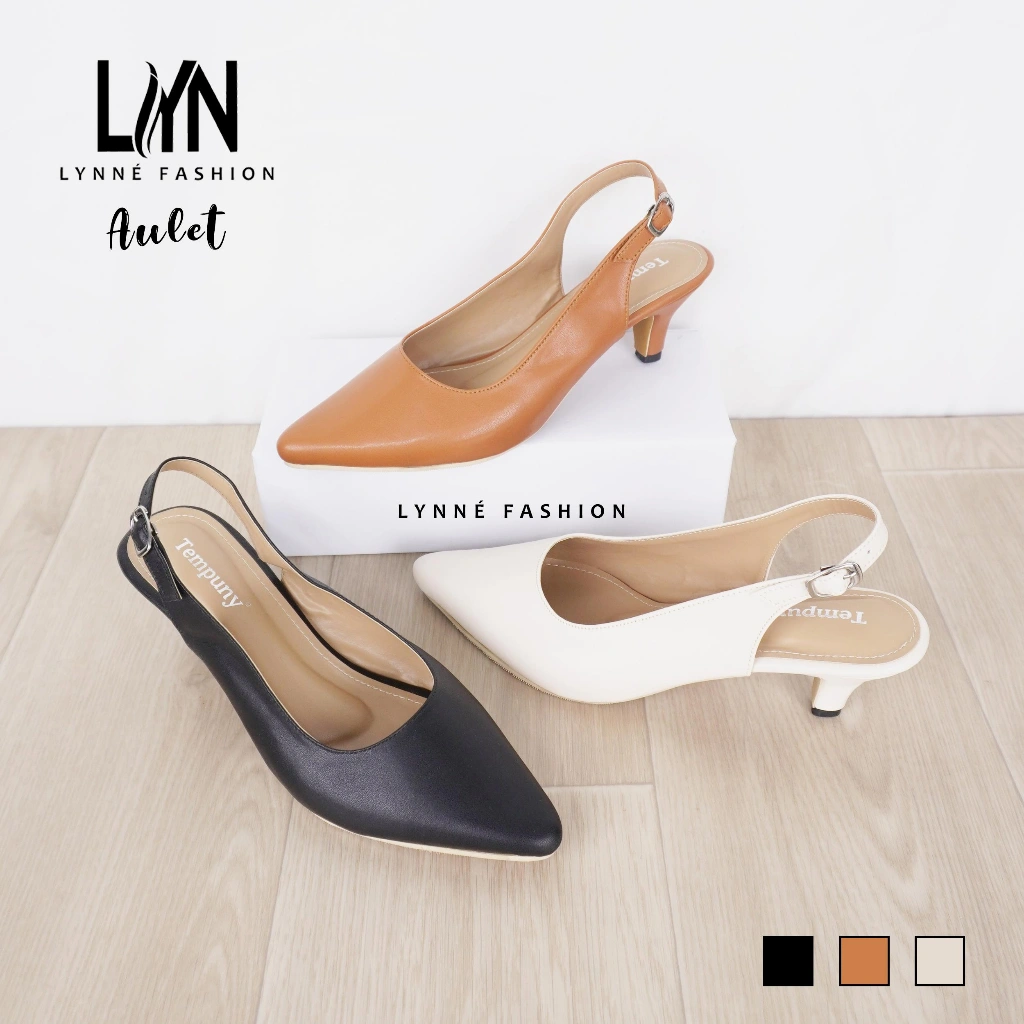LYN Aulet Heels Hak Lancip Wanita Formal