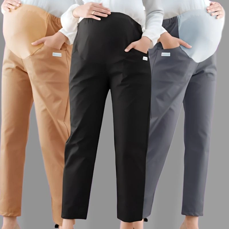 Celana Hamil Kerja Ukuran Standar Dan Jumbo Bahan Cotton Combed Premium