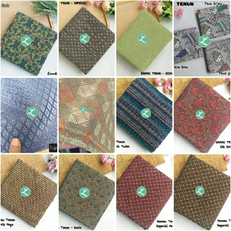 KANVAS TENUN / MOTIF ETNIK / BAHAN TAS / TENUN BAHAN SOFA