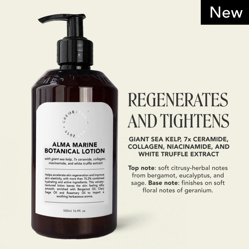Creme and Tonic Marine Botanical Lotion ALMA