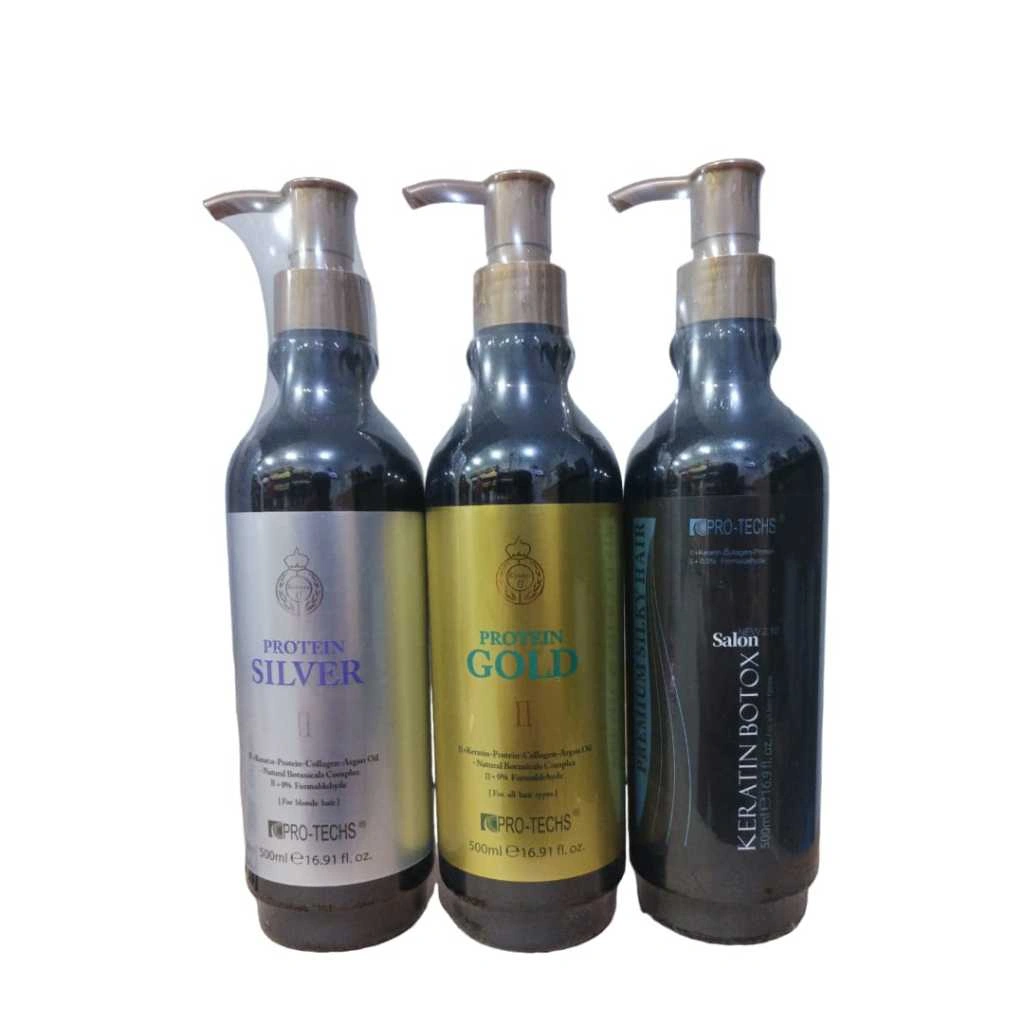 [BISA COD] KERATIN TREATMENT SMOOTHING SILVER KERATIN RAMBUT BRAZILIAN KERATIN SILVER & GOLD 500ML
