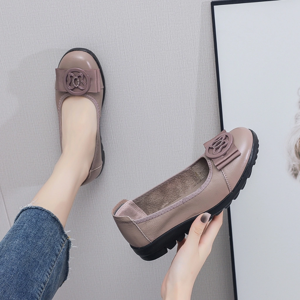 LURAD Sepatu Pantofel Wanita Hitam 1865 Pansus Wanita Terbaru 2025 Korean Style Flatshoes