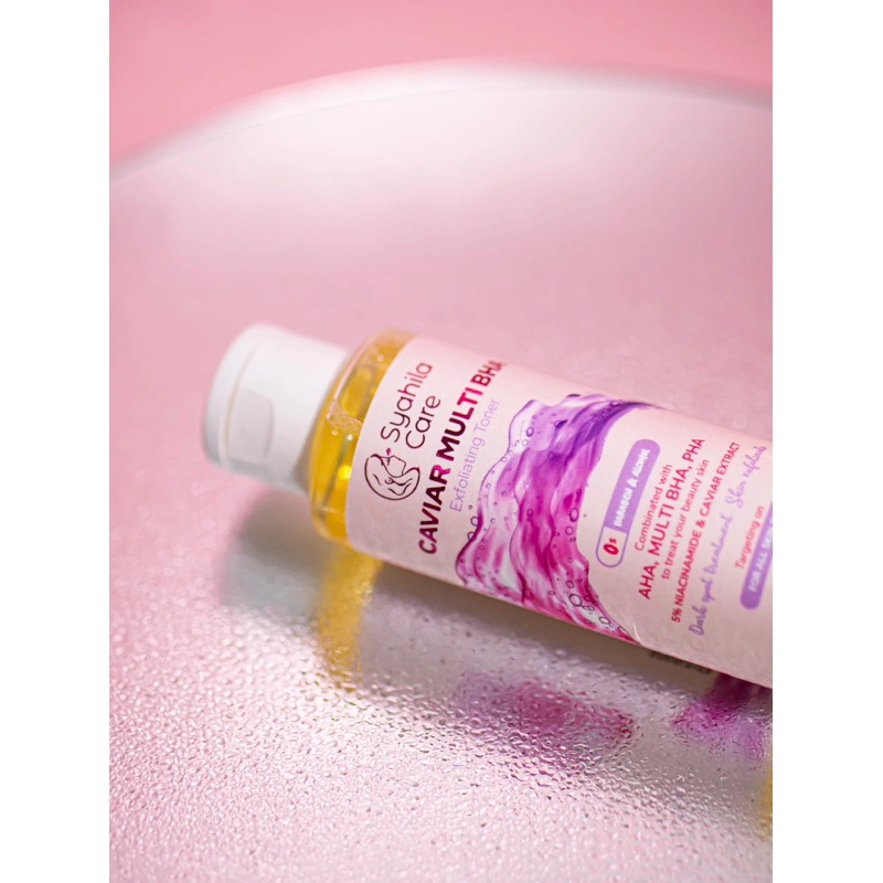 expoliating toner caviar multi BHA by syahila care