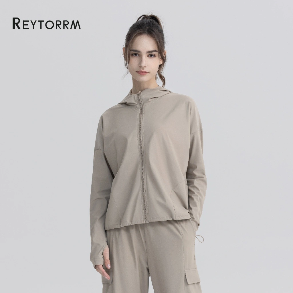 Reytorrm Jaket Olahraga Wanita Jaket Anti UV UPF50+ WT006