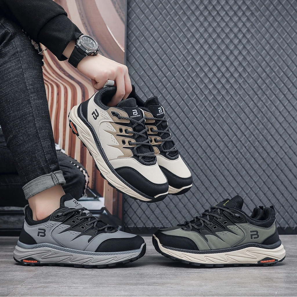 PANARYBODY Sepatu Pria Sneakers Kasual Santai Sepatu QN351 Sneakers Cowok Bertali Men Sneakers Casual Hangout Traveling