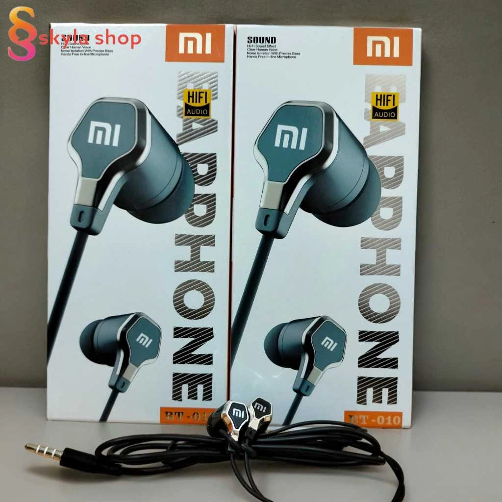 Hendset XIAOMI Xtra Bass HEADSET  HI-FI SOUND EFFECT Clear Human Voice Suara Jernih Earphone