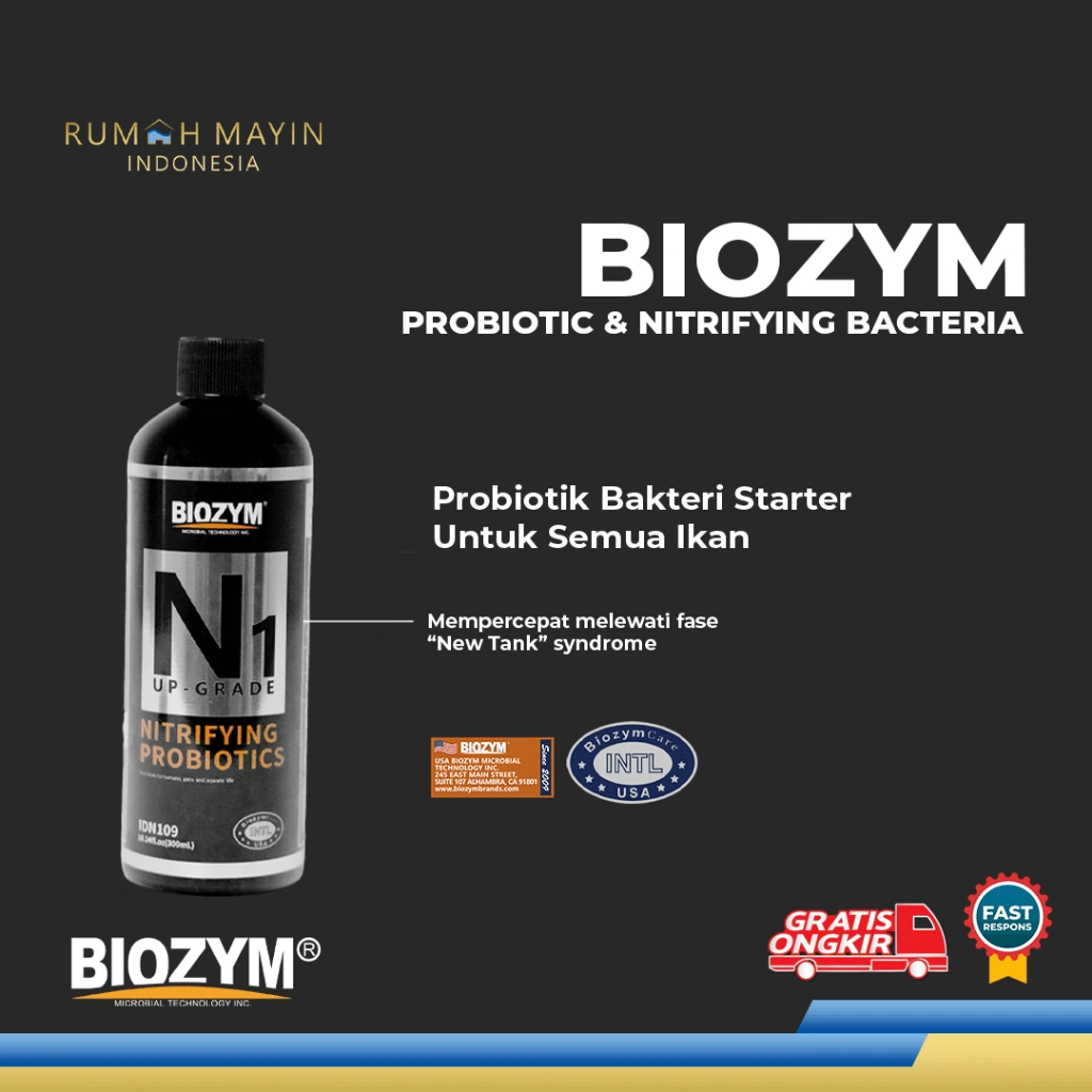 Biozym Probiotic & Nitrifying Bacteria Probiotik Bakteri Starter - 300ml