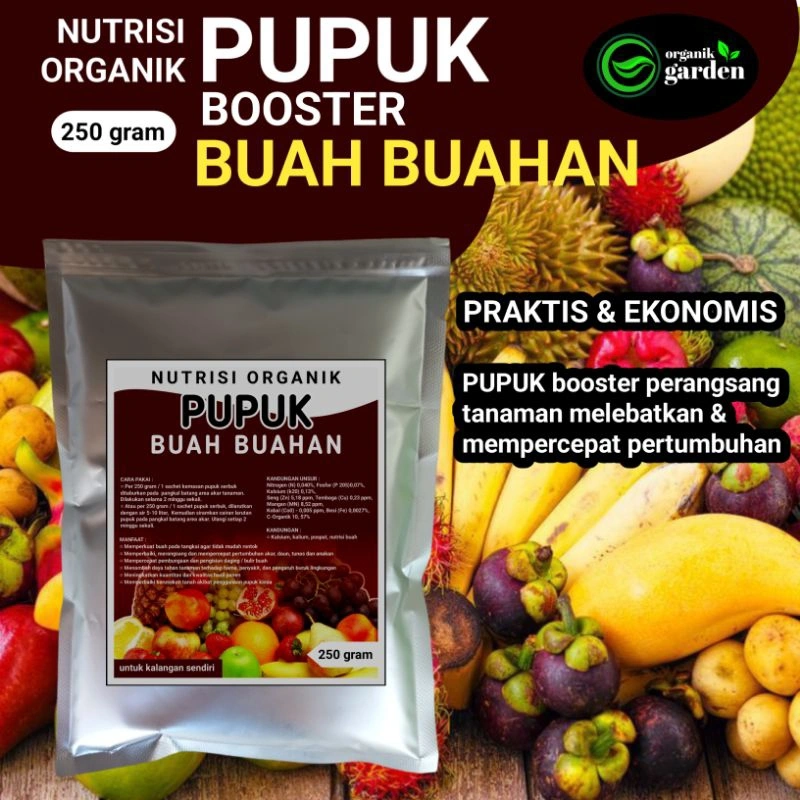 pupuk pelebat BUAH BUAHAN | booster 250gram