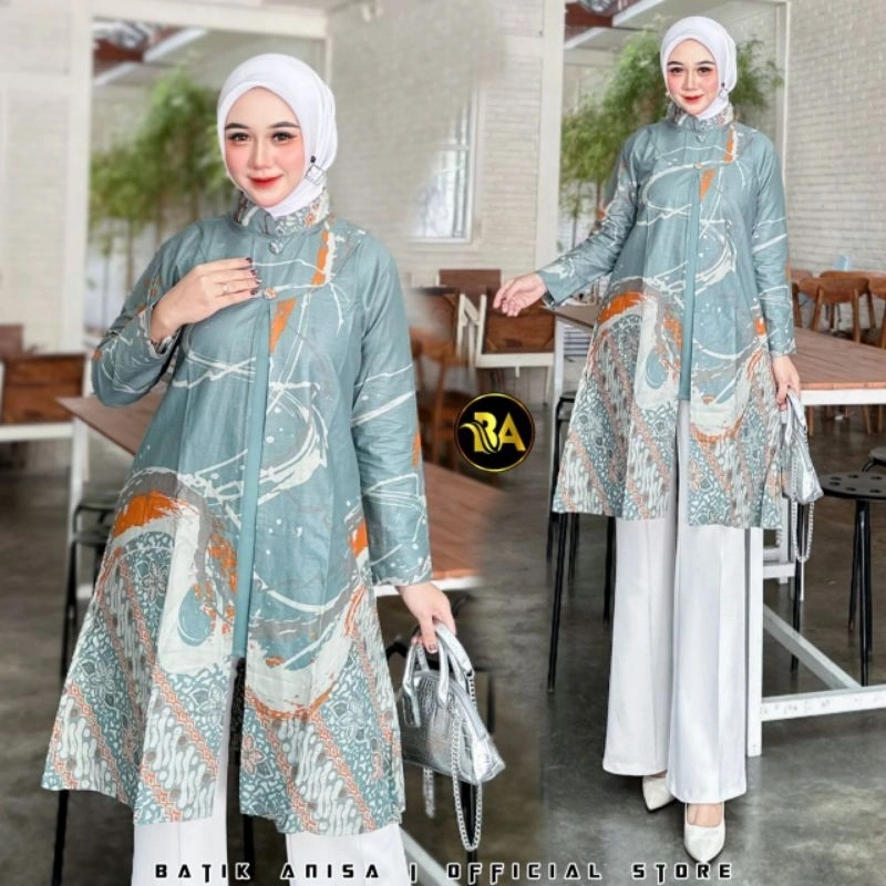 Tunik Batik Wanita Modern Bolero Lapis Furing Atasan Batik Dress Wanita Baju Batik Wanita