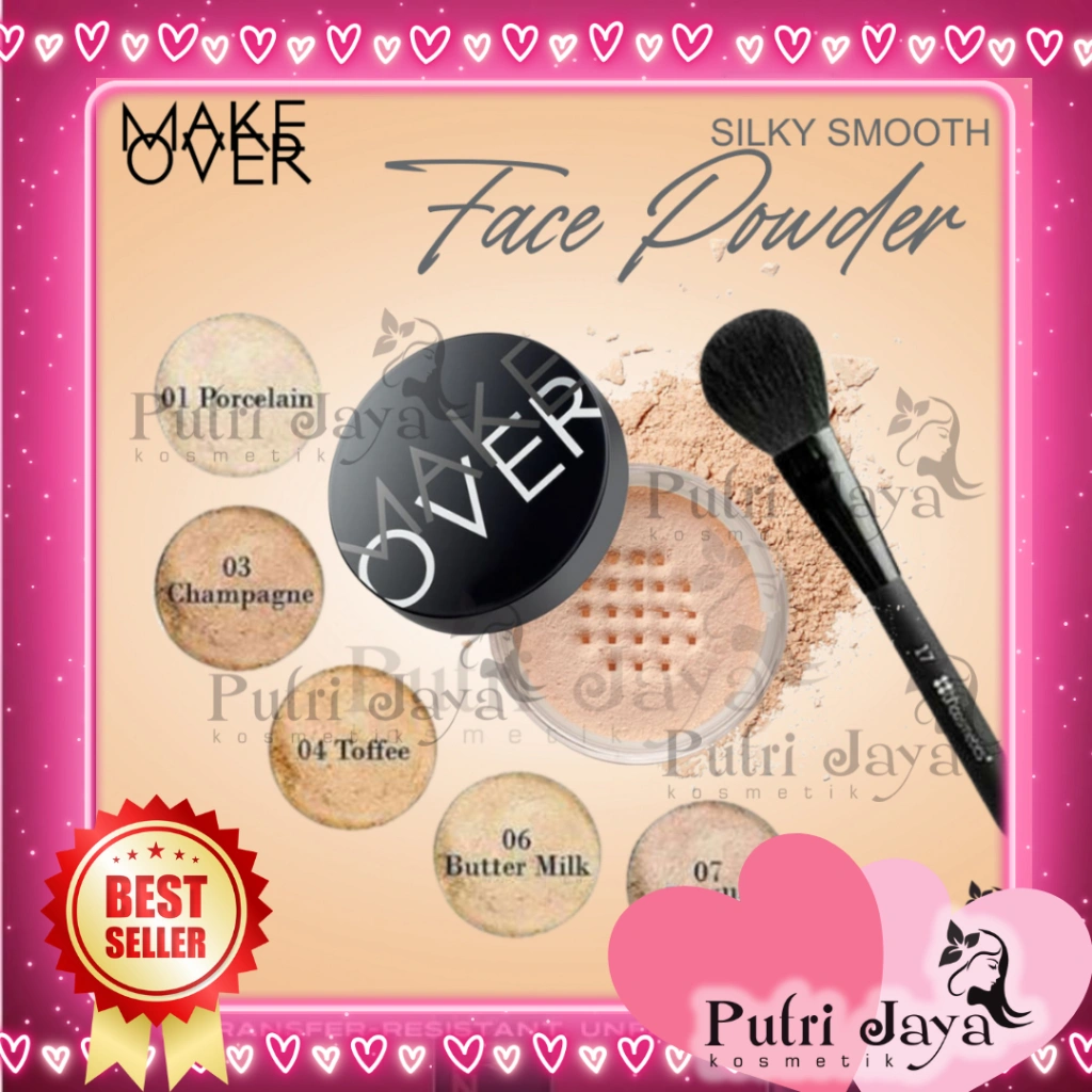 MAKEOVER Silky Smooth Translucent Powder | Bedak Tabur