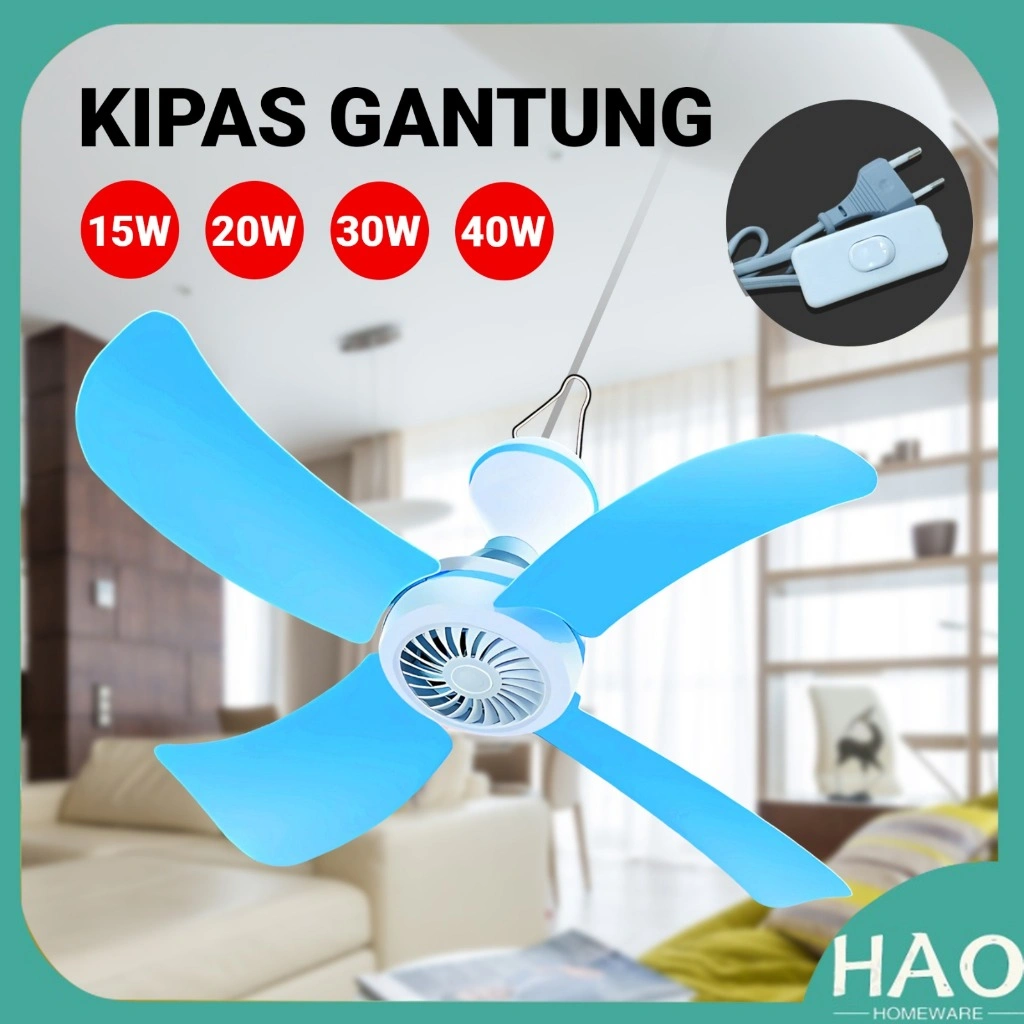 Kipas Angin Gantung Plafon / kipas Angin Minimalis15W/20W/30W/40W & Hemat Energi