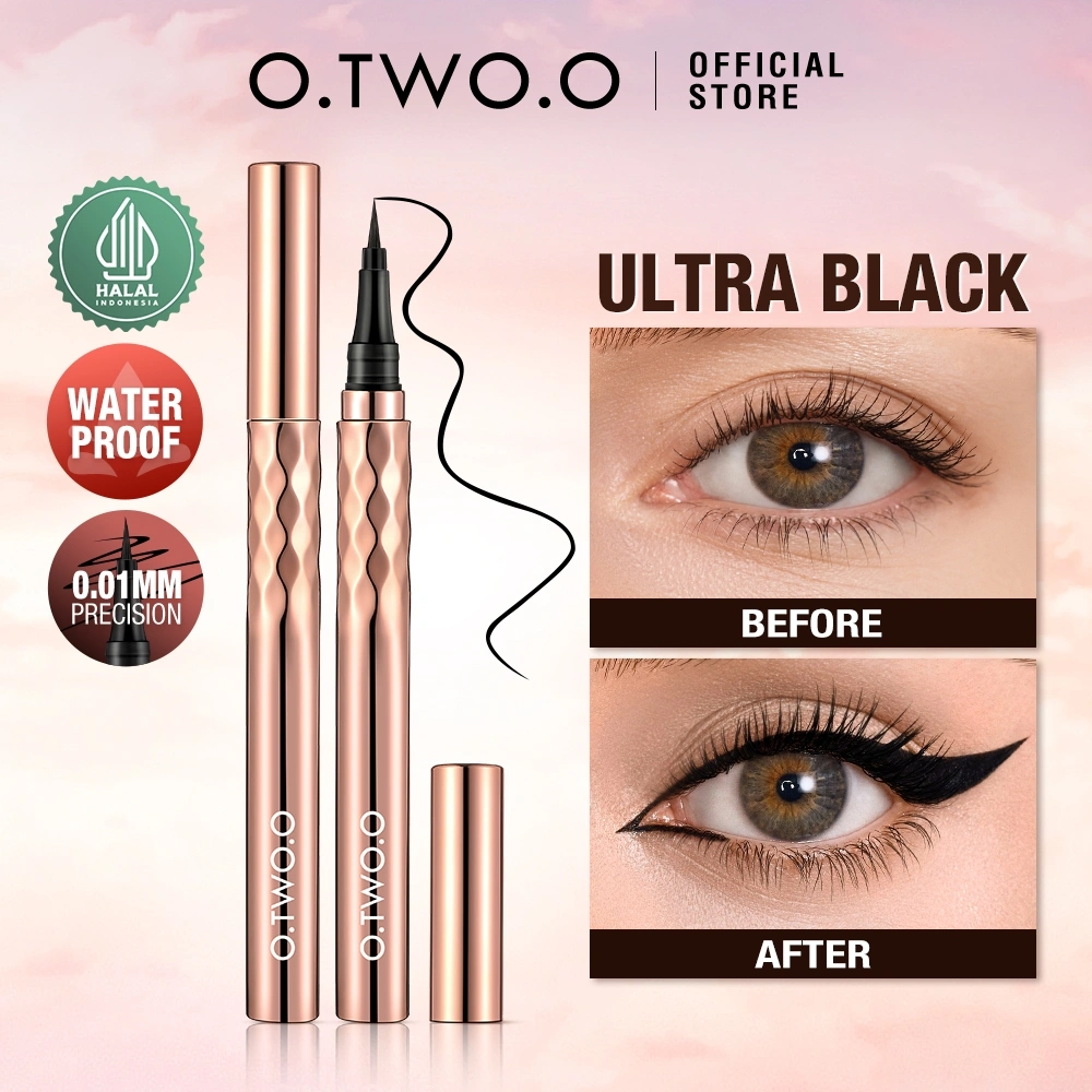 O.TWO.O Gold Embroidery Eyeliner Easy to extend Long-lasting Eye Makeup