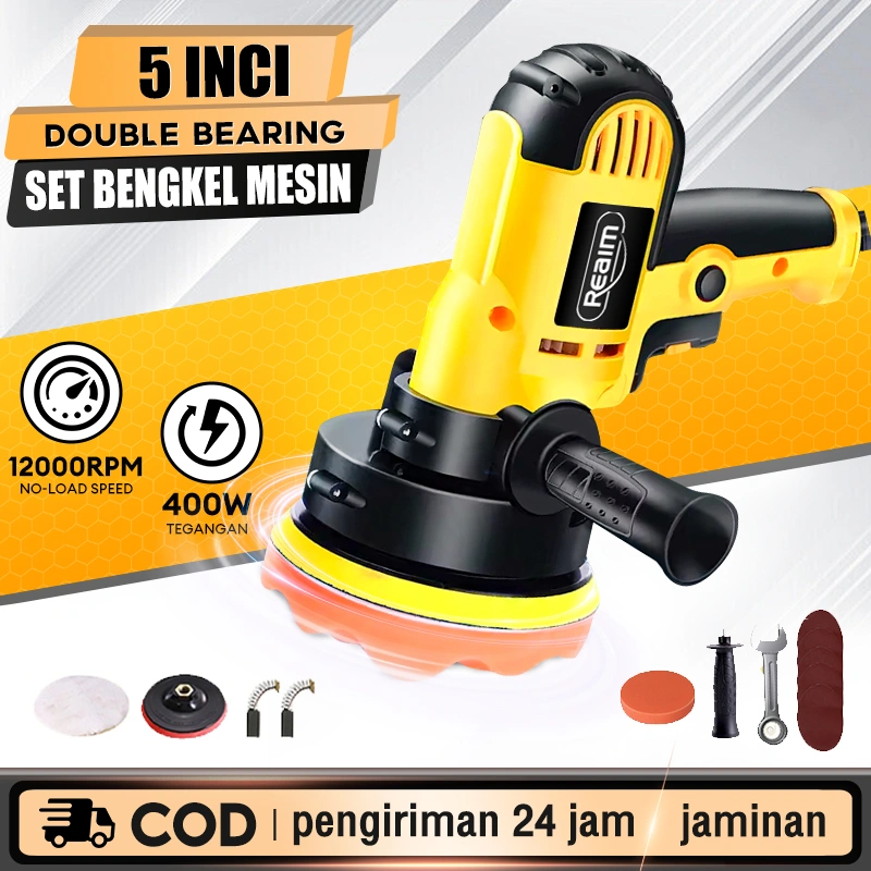 REAIM 400-650W Mesin poles body mobil motor car mesin poles poilsher mobil motor car alat poles cat