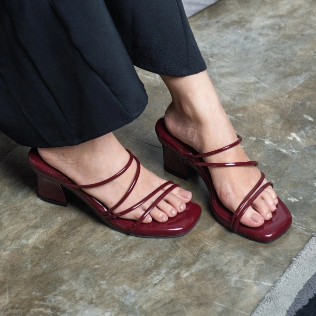 Karlyn Alexa Heels Tali Wanita / Sandal Wanita Hak Tahu 5 cm