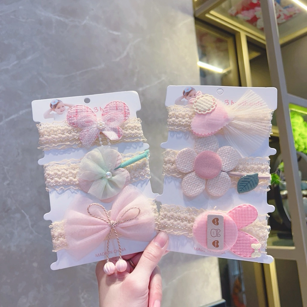 Bandana Anak/Bayi 1set 3pcs Headband Korea/Bando Korea Import/Bando Korea
