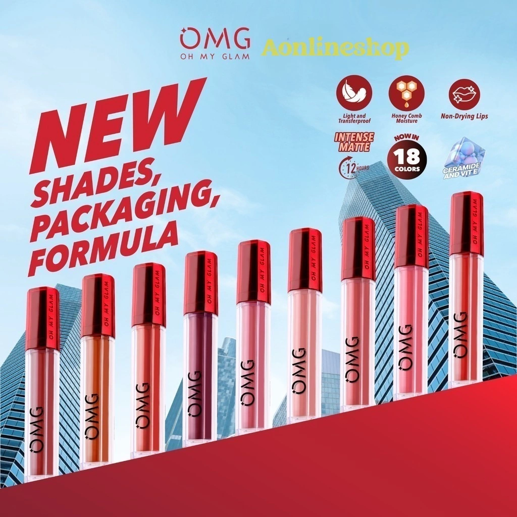 AS Oh My Glam OMG Matte Kiss Lip Cream 3,5 Gr - Oh My Glam Matte Kiss LipCream Cycle of Love