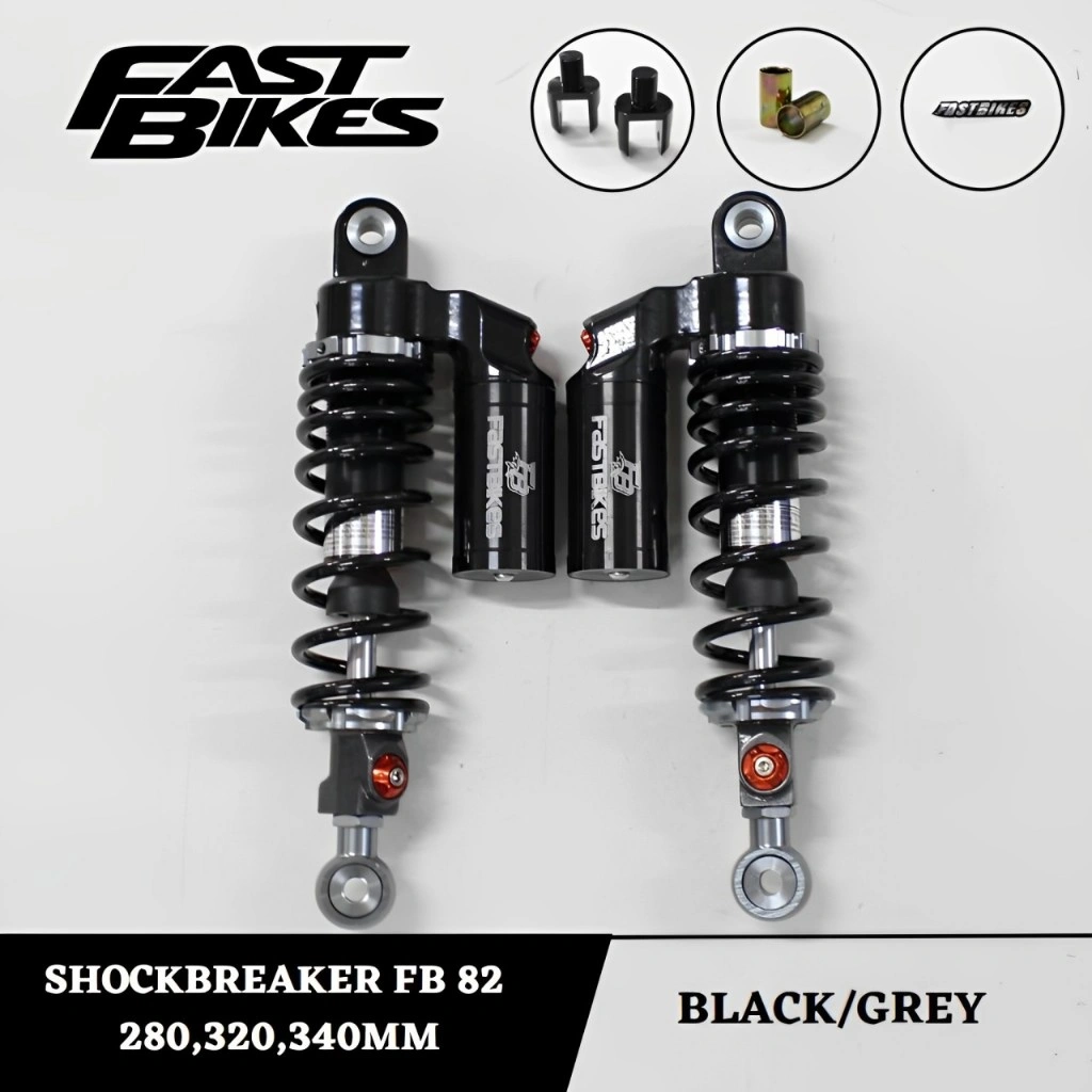 Shockbreaker FASTBIKES Tabung Atas 280 340MM Motor Matic Bebek Universal PCX NMAX AEROX Supra 82
