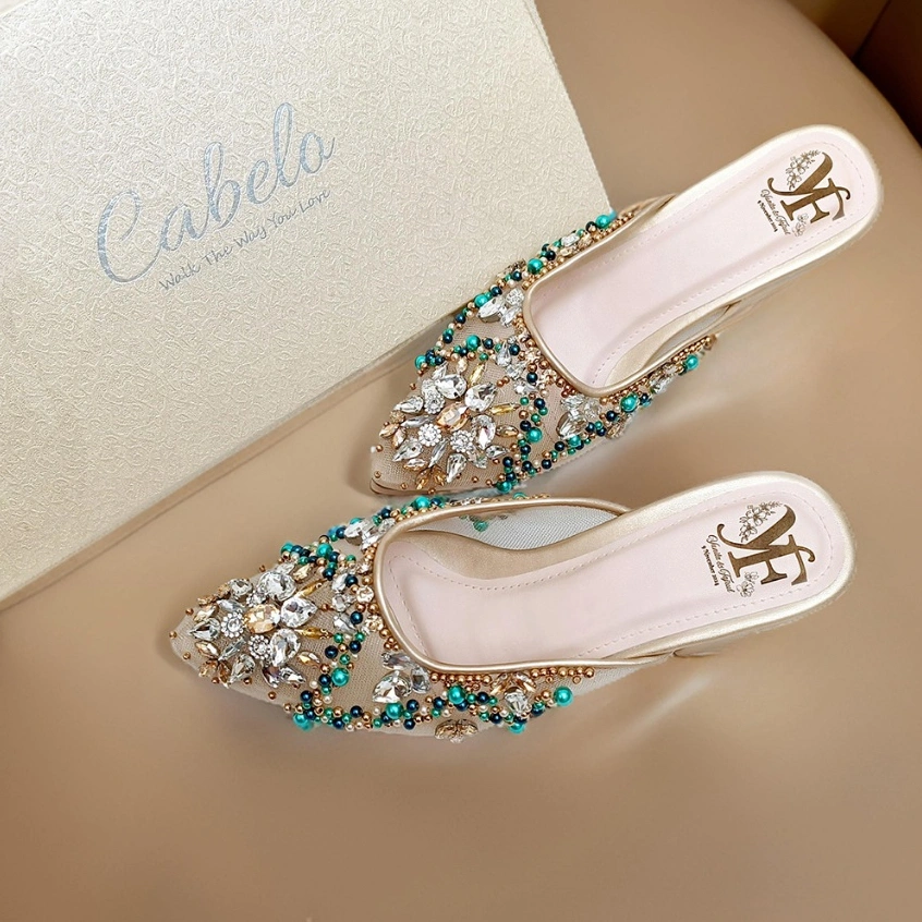 [PO] Cabelo IRISA  - 3, 5, 7 Cm Block heel Wedding Party Shoes