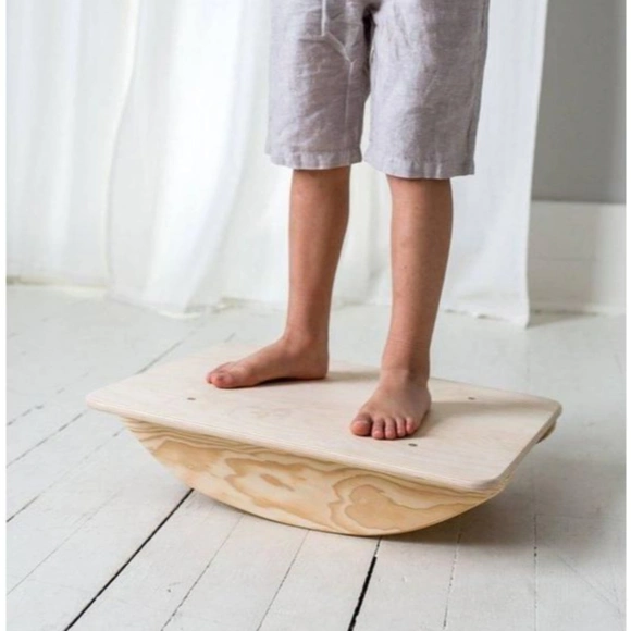 Wooden toys balancing board papan mainan keseimbangan anak / keseimbangan tubuh bisa COD