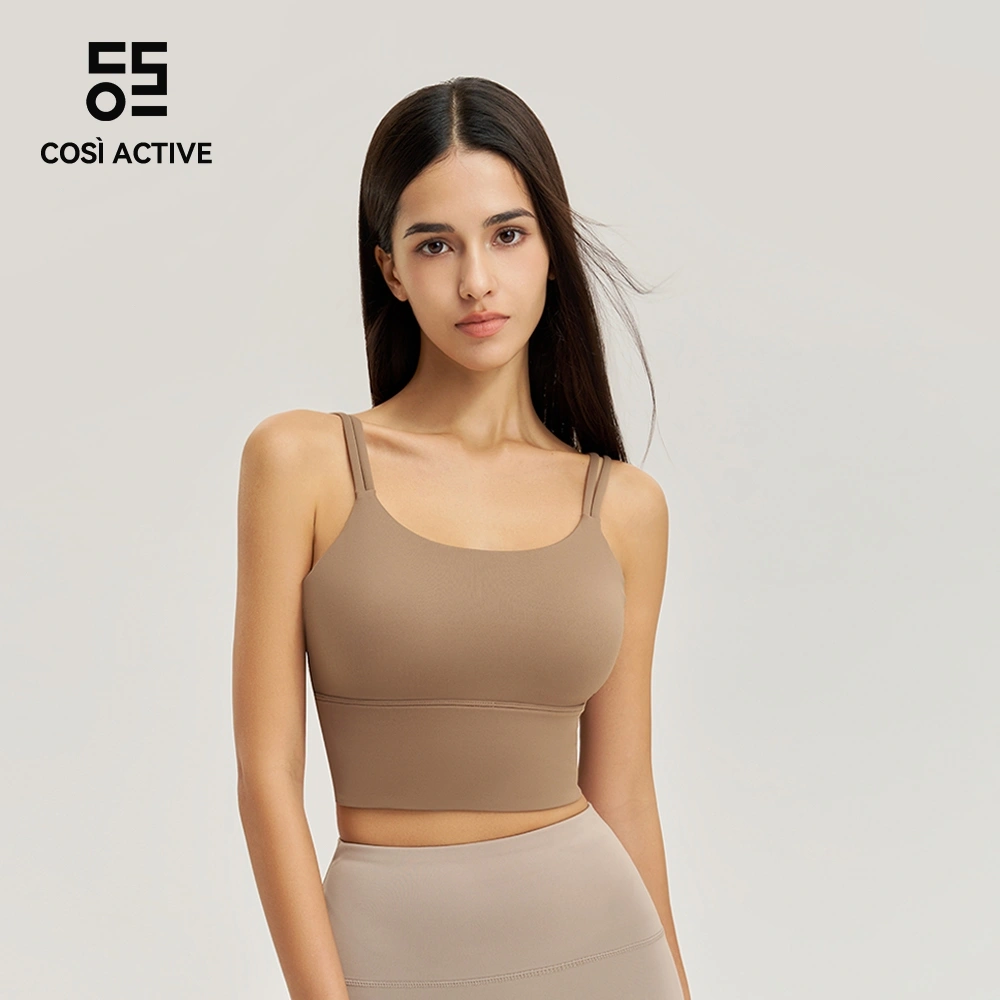 COSI ACTIVE tanktop blouse wanita Poundfit Sports Bra - Wanda High Impact Sport Bra Bra yoga tali ganda