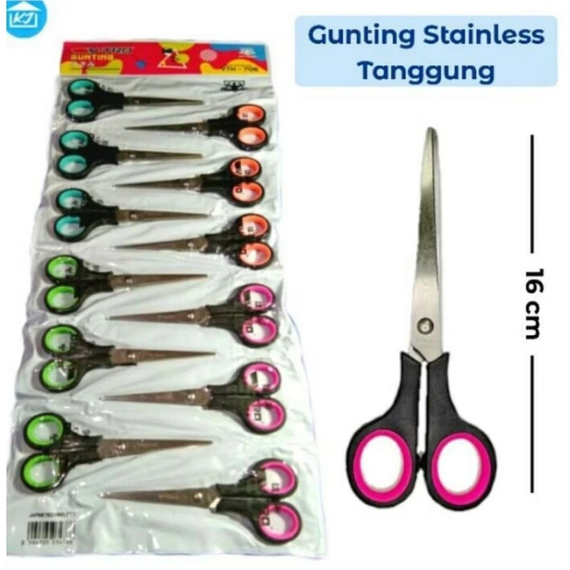 gunting tanggung 1 renceng 12 pcs