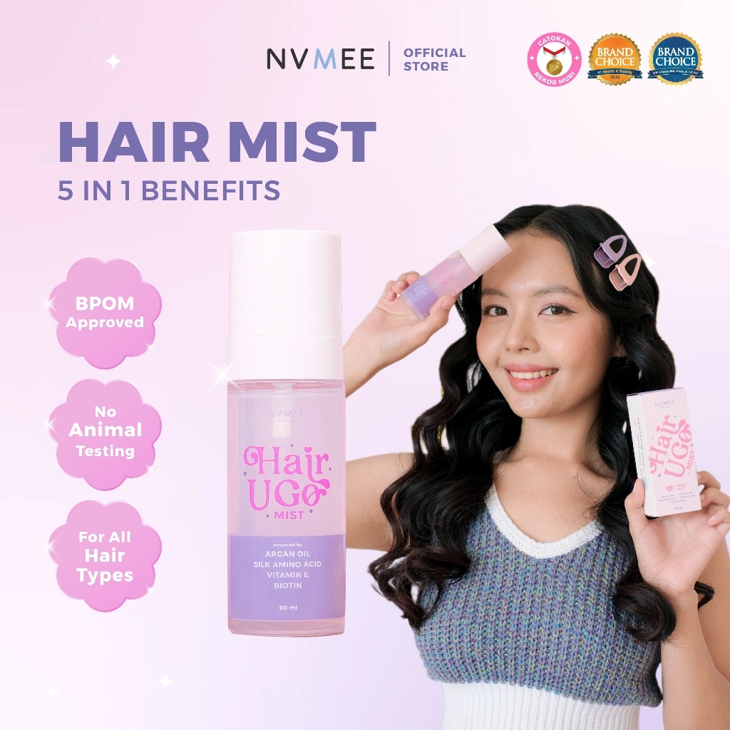 [BUY 1 GET 1] NVMEE - Hair U Go 5in1 Hair mist Heat Protectant Frizz Control With Perfume