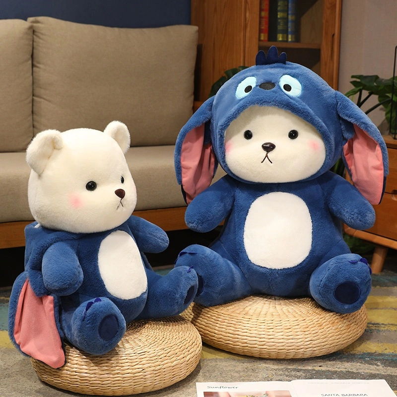 Boneka Beruang Hoodie Cosplay Karakter 35 CM