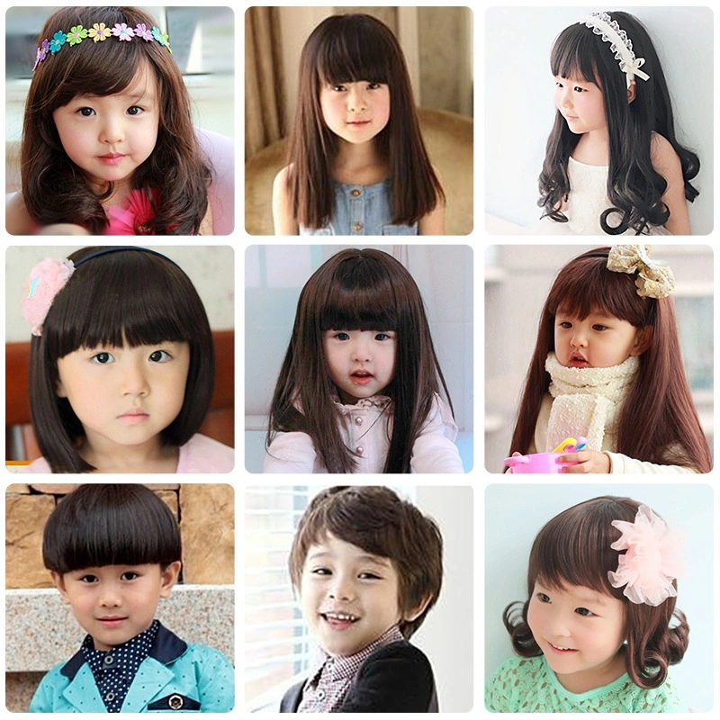 Wig anak / wig anak perempuan / set wig foto fotografi anak