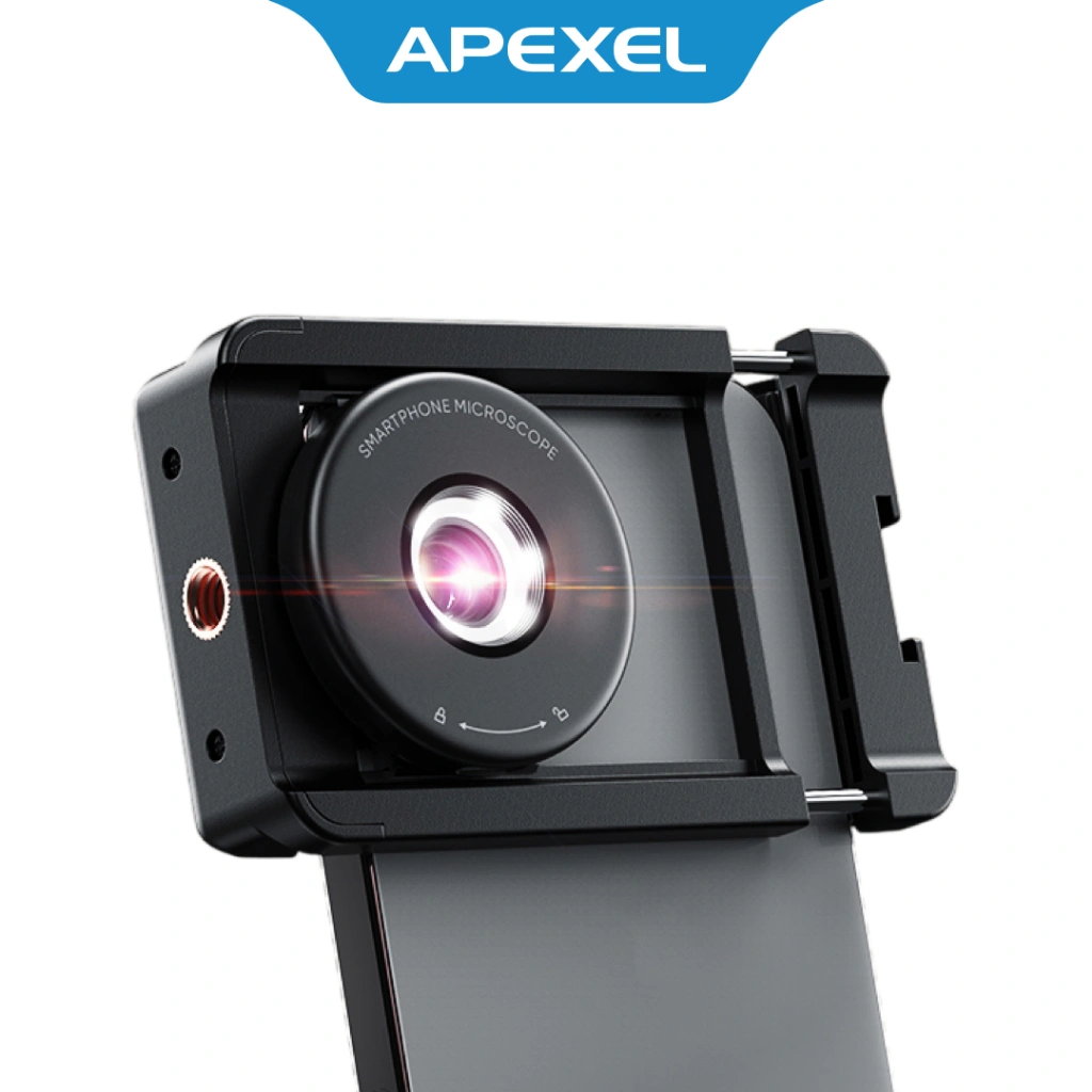 APEXEL Lensa Kamera HP Smartphone Microscope with LED USB Rechargeable - APL-MS009