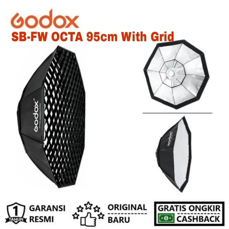 Godox Softbox Octa 120cm 140cm 95cm Bowen oktagon 120 Octagon reflector soft Grid