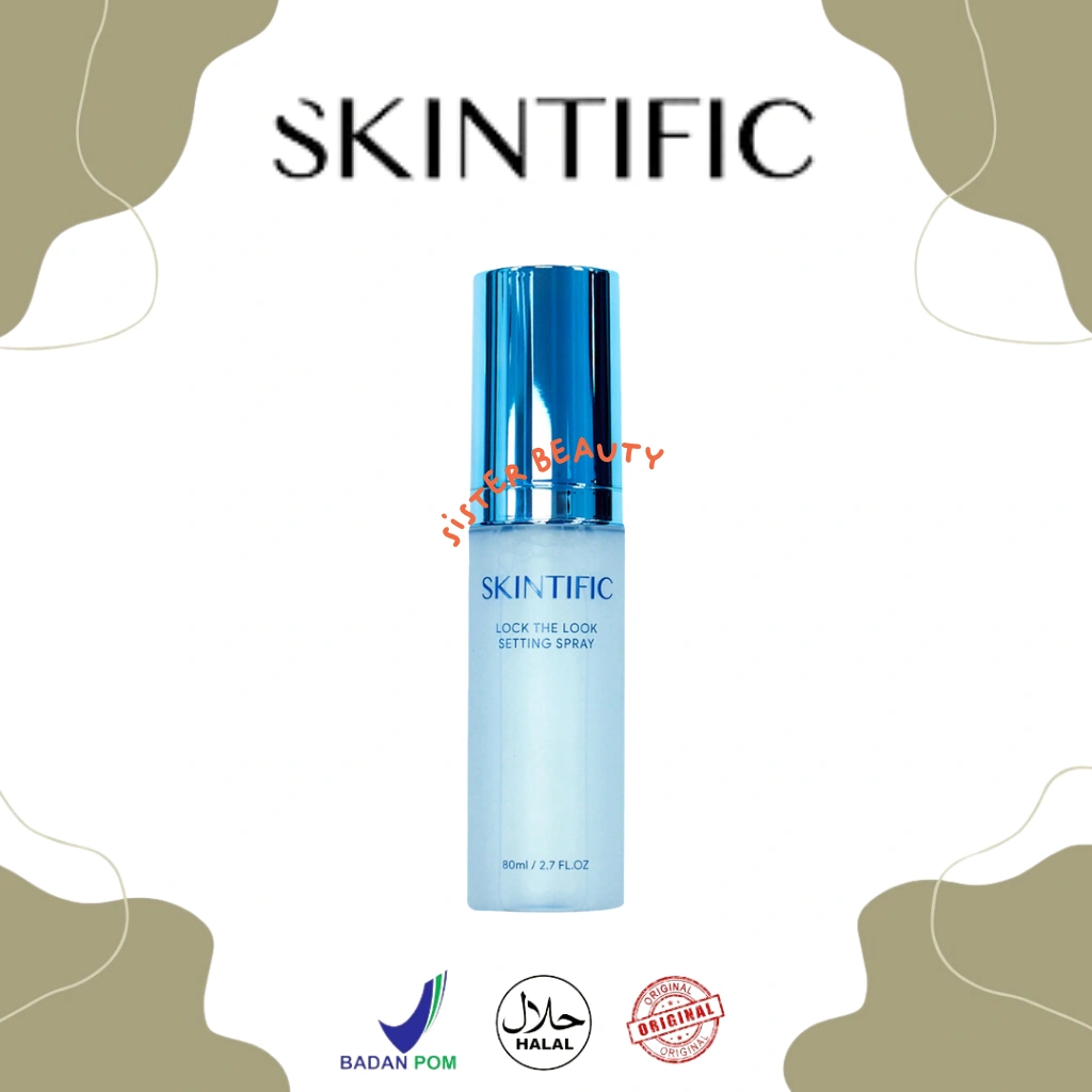 SisterBeauty - Skintific Setting Spray 80ml Lock The Look 16h | Moisturizing Oil-Control Natural Matte Fine Mist Finishing Spray
